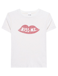 RE/DONE 90S Baby Tee Kiss White