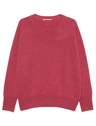 (THE MERCER) N.Y. Cashmere Crew Strawberry 