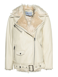 STAND STUDIO Carrie Shearling Off White