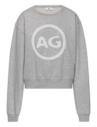 AG Jeans Boxy Logo Sweat Grey Melange