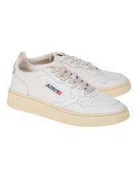Autry Medalist Low Leat Suede White
