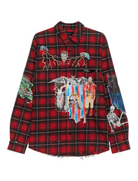 AMIRI Flannel Wes Lang Blood '38 Red