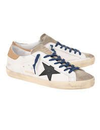 GOLDEN GOOSE DELUXE BRAND Superstar Classic White Taupe Black