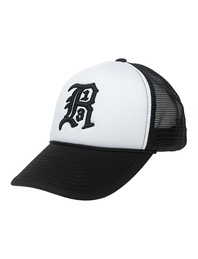 R13 Trucker Hat White Black