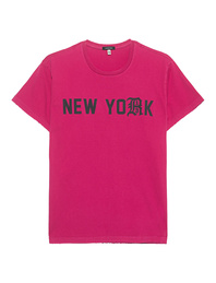R13 New York Boy T Bright Pink