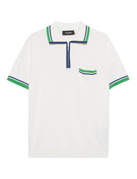 DSQUARED2 Sporty Polo Off White