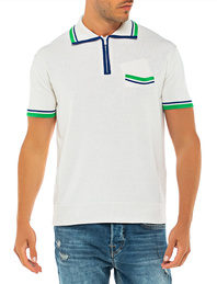 DSQUARED2 Sporty Polo Off White