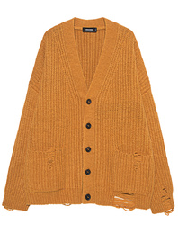 DSQUARED2 Loose Destroyed Knit Mustard 