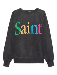 SAINT MICHAEL Saint Multicolor Washed Black