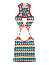 CASABLANCA Shell Crochet Rainbow Multicolor