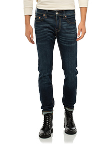 TRUE RELIGION Rocco Relaxed Skinny Dark Wash Muddy