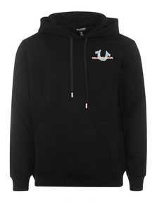 TRUE RELIGION Logo Backprint Black