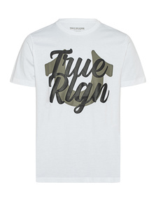 TRUE RELIGION Horse Logo Optic White