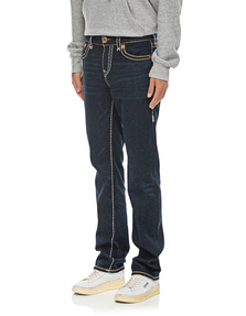 TRUE RELIGION Ricky Flap Super T Relaxed Straight Dark Blue