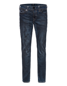 TRUE RELIGION Rocco Relaxed Skinny Slate Dark Wash
