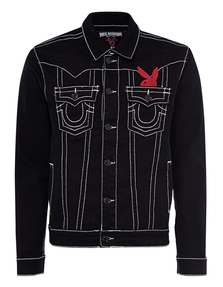 True Religion x Playboy World Tour Jimmy Big Bunny Black Rinse