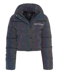 TRUE RELIGION Puffer Reflective Black