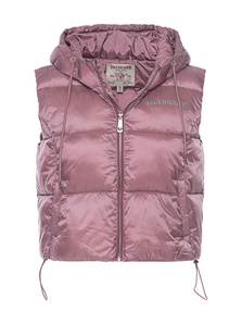 TRUE RELIGION Puffer Gilet Wistful Mauve