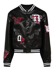 TRUE RELIGION Varsity Jet Black