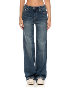 TRUE RELIGION Leila High Rise Dark Wash