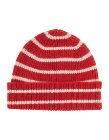 LE BONNET Clean Knit Stripe Red