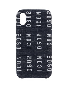 DSQUARED2 iPhone X Case Denim Blue
