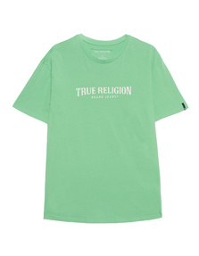 TRUE RELIGION Logo Print Green