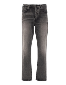 TRUE RELIGION New Straight Long Leg Black 