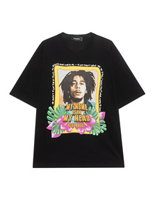 DSQUARED2 Bob Marley Skater Fit Black