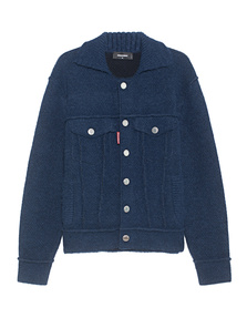 DSQUARED2 Alpaca Jean Navy