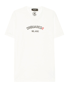 DSQUARED2 Milano Tee Japanese Cotton White
