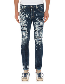DSQUARED2 Skater Splash Dark Blue