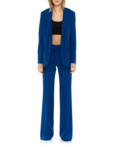 DSQUARED2 Flare Suit Patterned Lining Blue