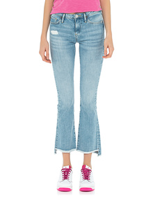 TRUE RELIGION New Halle Kick Flare Blue
