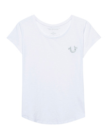 TRUE RELIGION Wide Stone Wash White