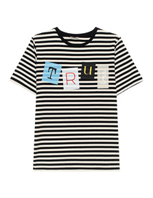 TRUE RELIGION Logo Stripe Popcorn