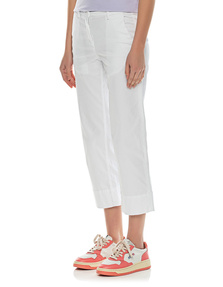 TRUE RELIGION Chino Culotte White