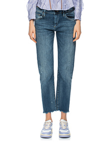 TRUE RELIGION Liv Boyfriend Relaxed Skinny Blue