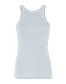TRUE RELIGION Ribbed Heather Blue