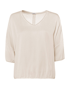 TRUE RELIGION V-Neck Oatmeal