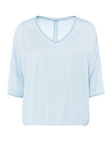 TRUE RELIGION V-Neck Heather Blue