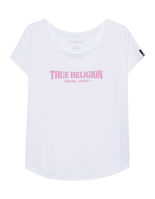 TRUE RELIGION Crew Boxy White