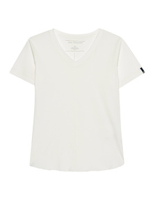 TRUE RELIGION V Neck Tee Off-White