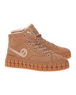 No Name Play Mid Suede Nuts Gold