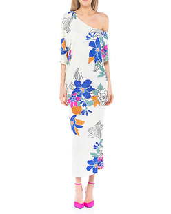 JADICTED Asymmetric Cream Flower