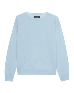 JADICTED Round Neck Sky Blue