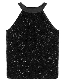 JADICTED Satin Neckline Black