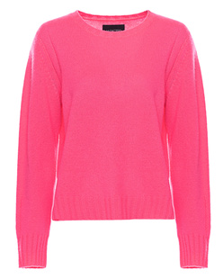 JADICTED New Round Neck Neon Pink
