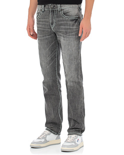TRUE RELIGION Geno Triple Logo Super T Moscow Mule Grey Wash