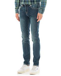 TRUE RELIGION Rocco Super T Courageous Dark Wash Blue